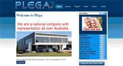 Desktop Screenshot of plega.com.au